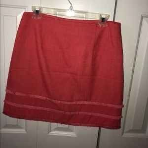 NWT Tiered Fringe Skirt